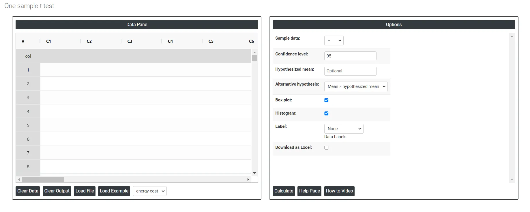 One sample t test — figure 5