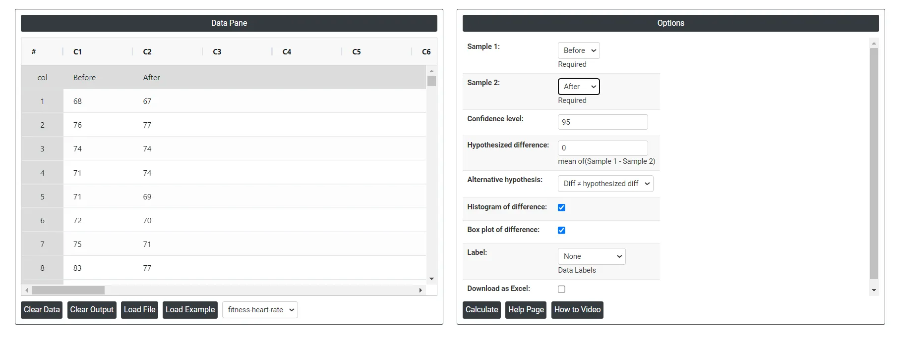 Paired t test — figure 2