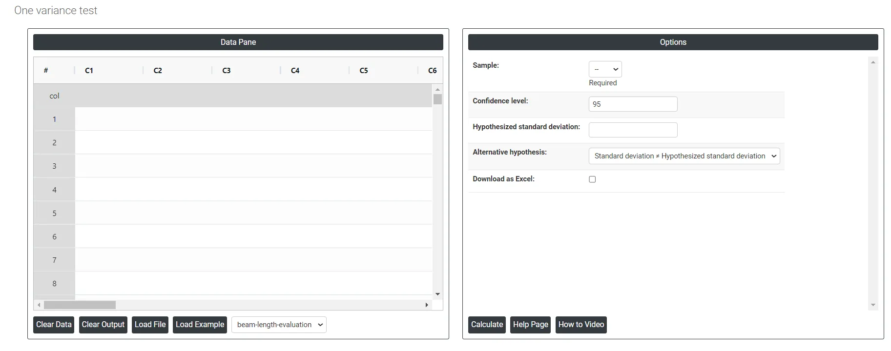 One variance test — figure 4
