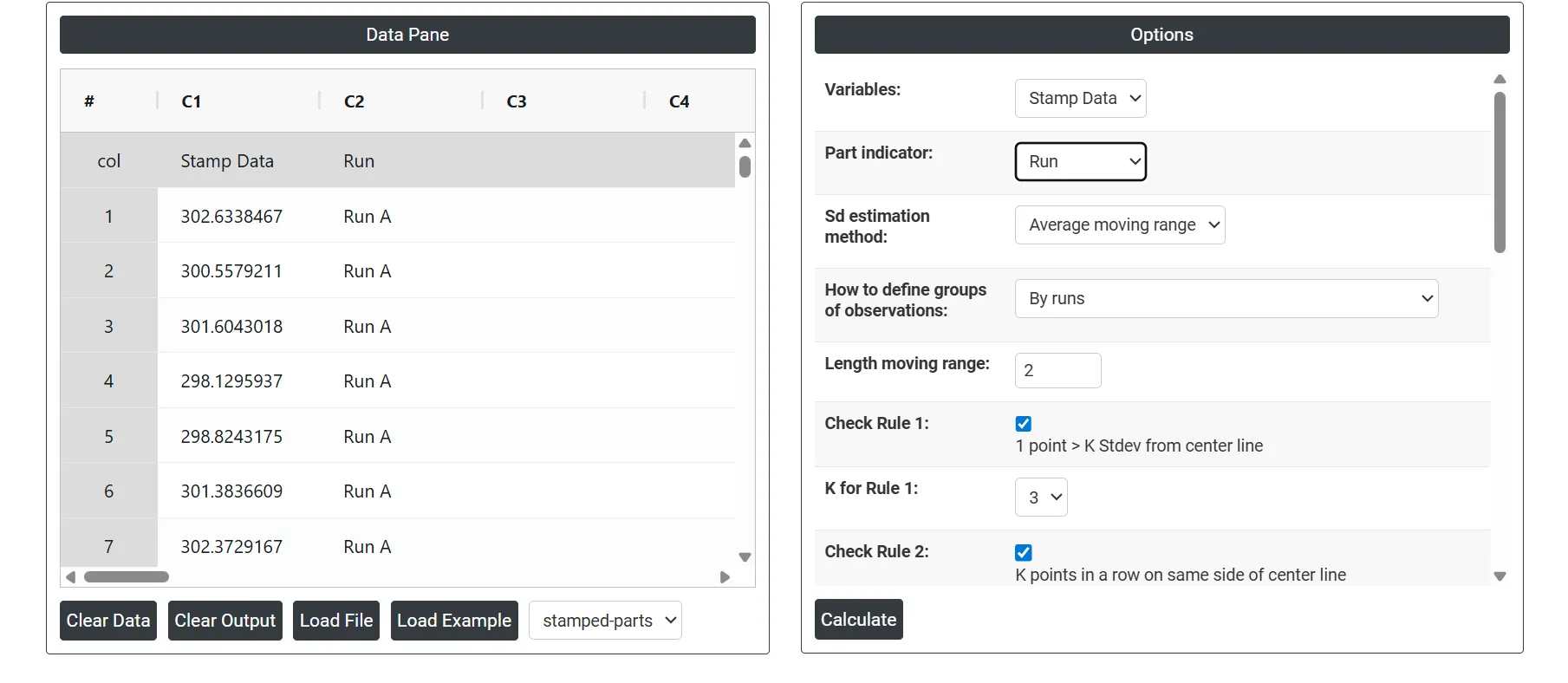 Z-MR Chart — figure 2