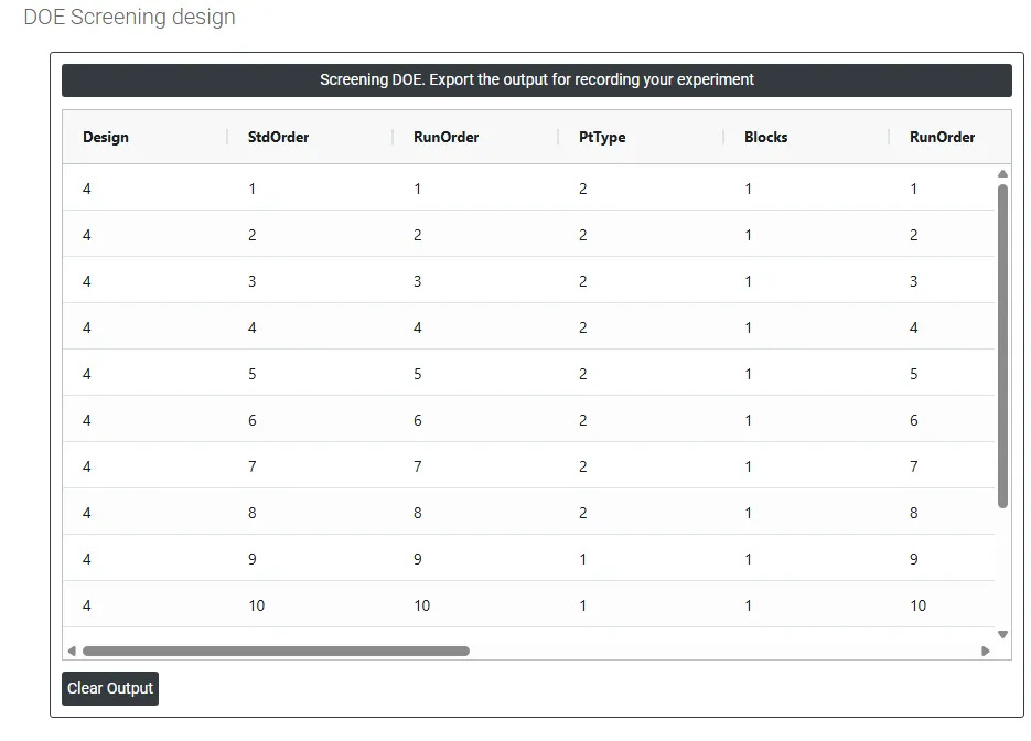 Create Definitive Screening Design — figure 2