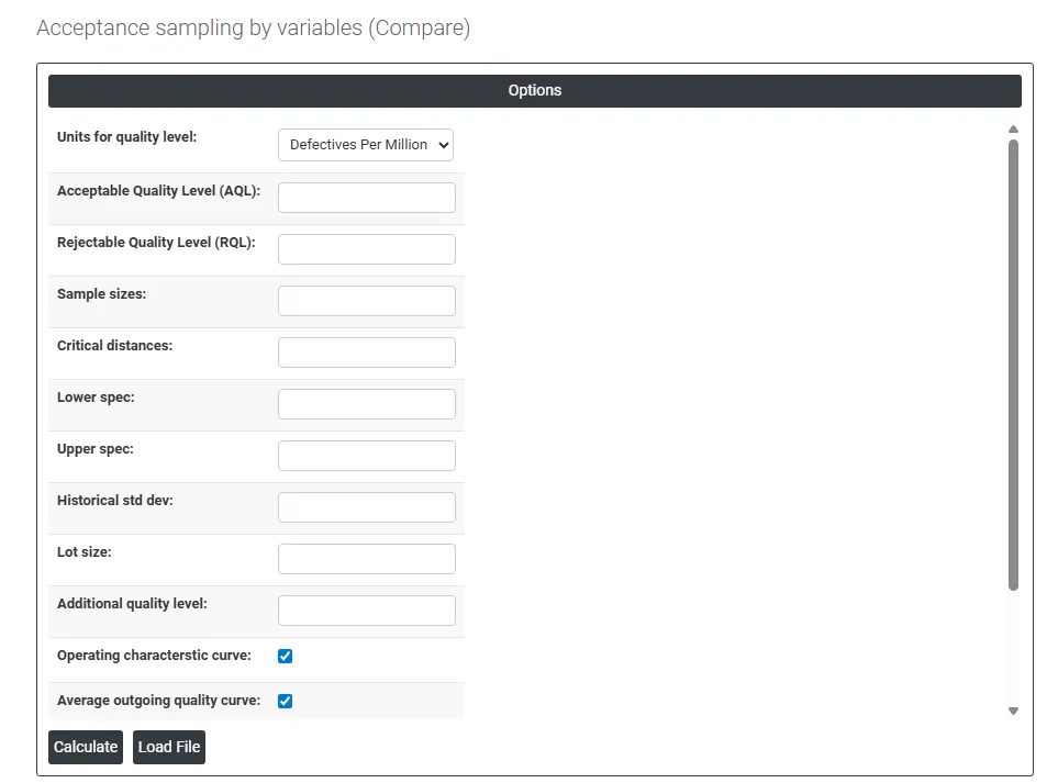 Compare Variable acceptance sampling — figure 4